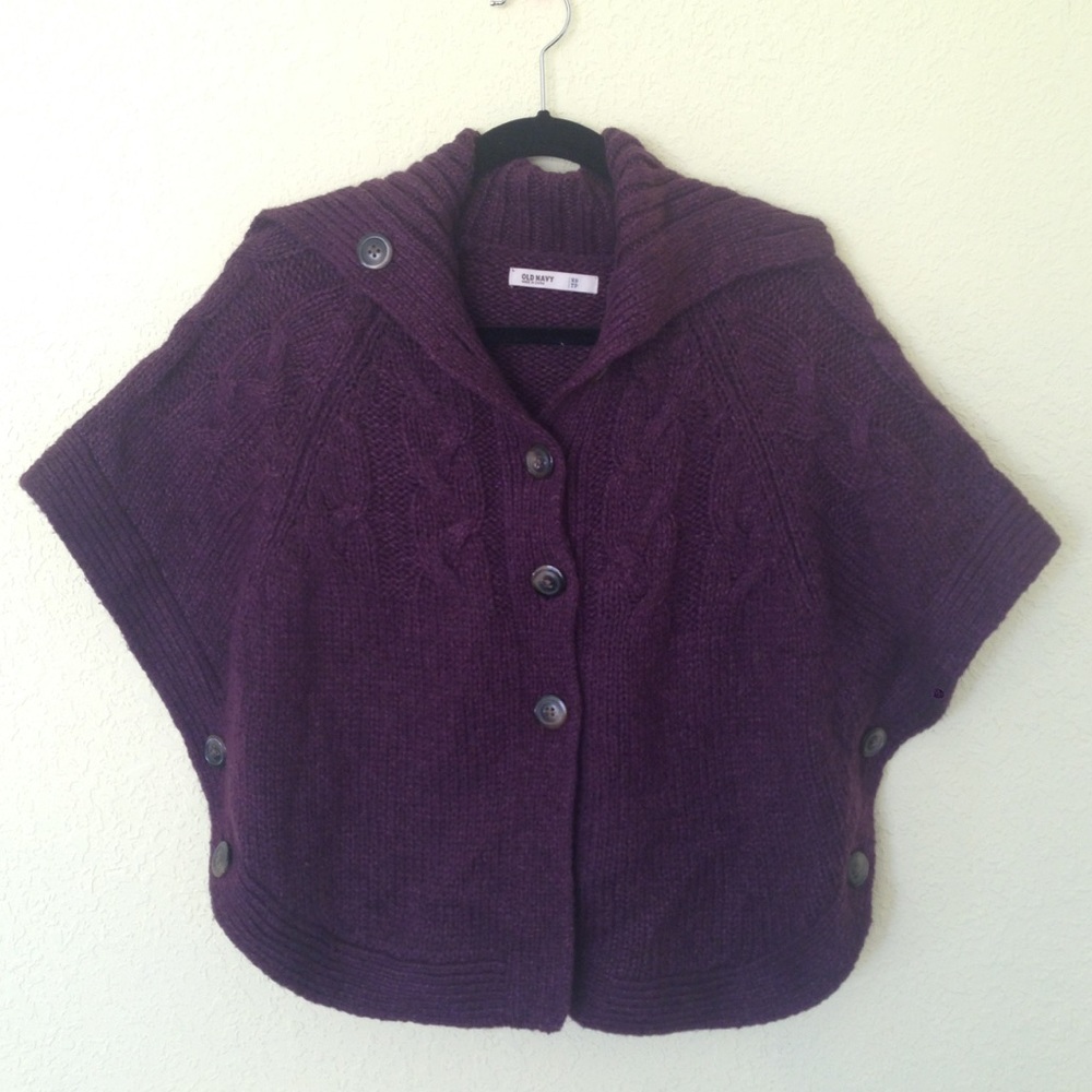 Old Navy Cape/Capelet Poncho Sweater. SZ XS